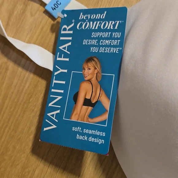 Vanity Fair Beyond Comfort White Bra - Picture 2 of 4